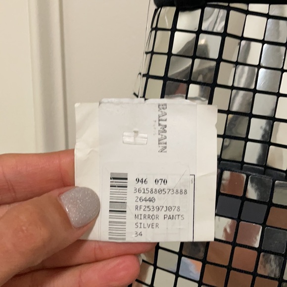 RARE BALMAIN mirror jogger style pants - Picture 5 of 13